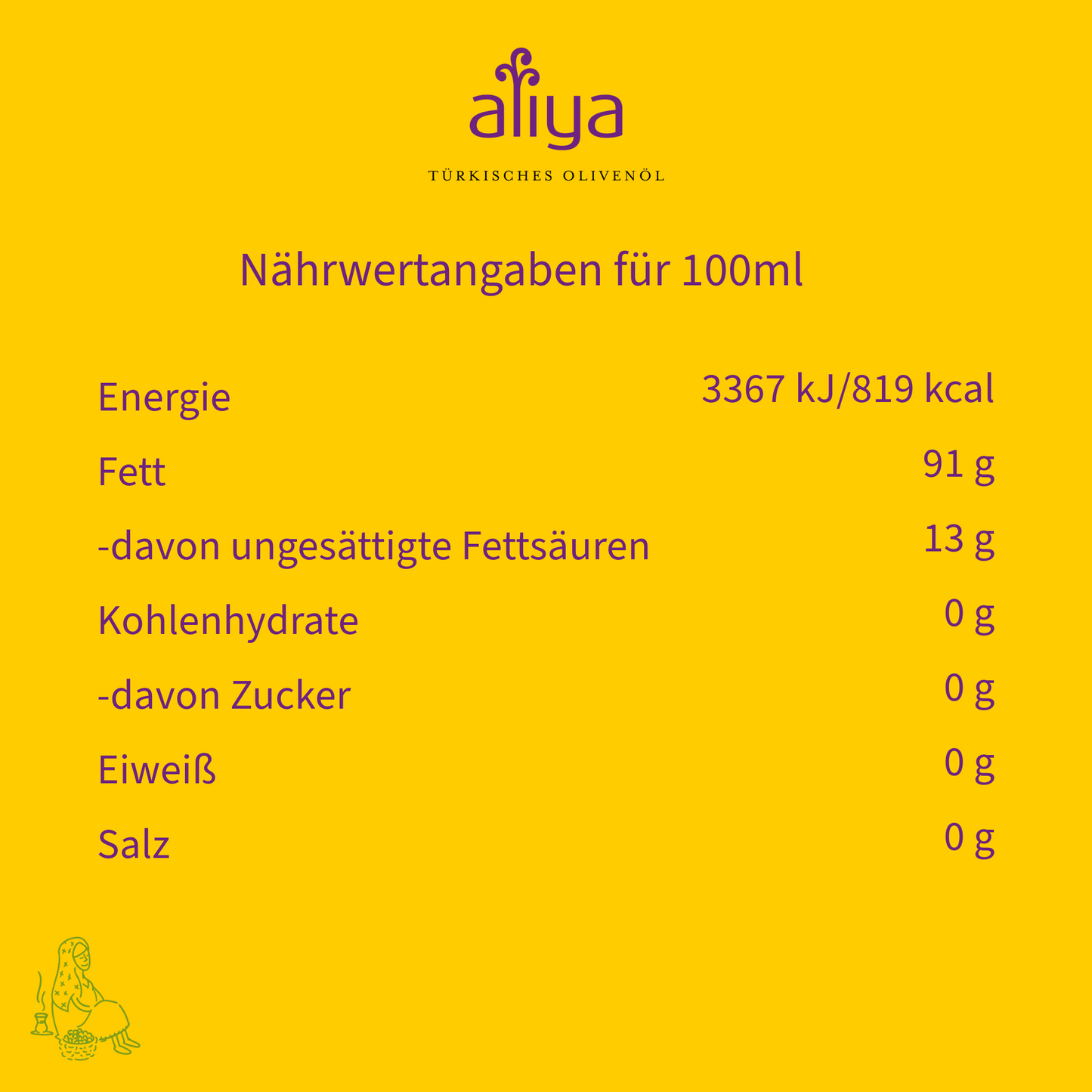 Aliya Olivenöl - extra nativ - 500 ml